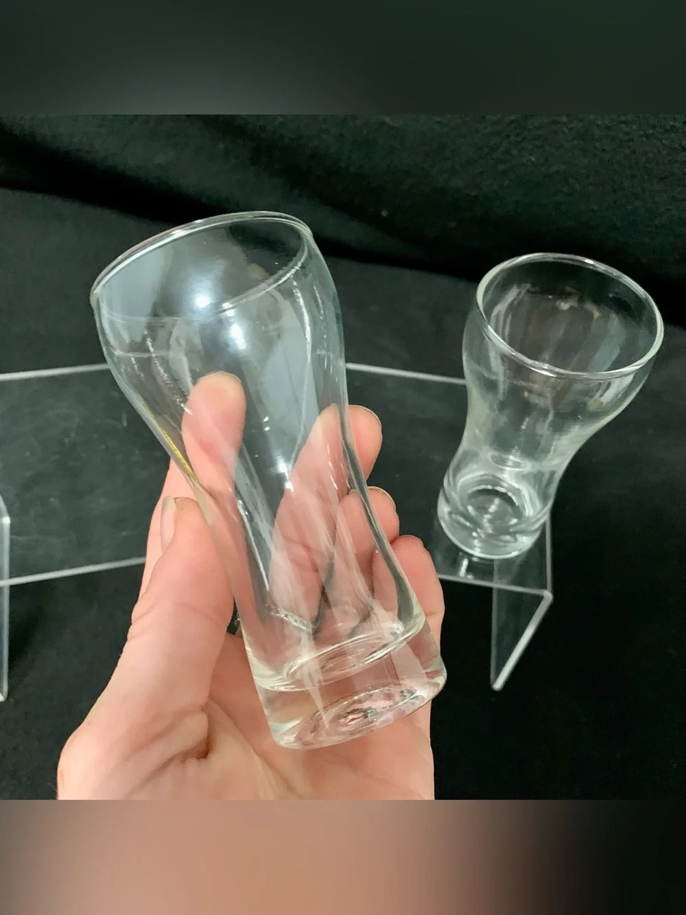 🔍 Choice of (2) Glass Sets – Matching Pair or Mismatched Mini Glasses